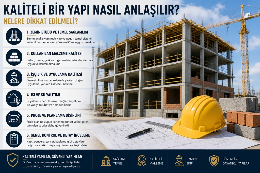 Kaliteli Bir Yapı Nasıl Anlaşılır?